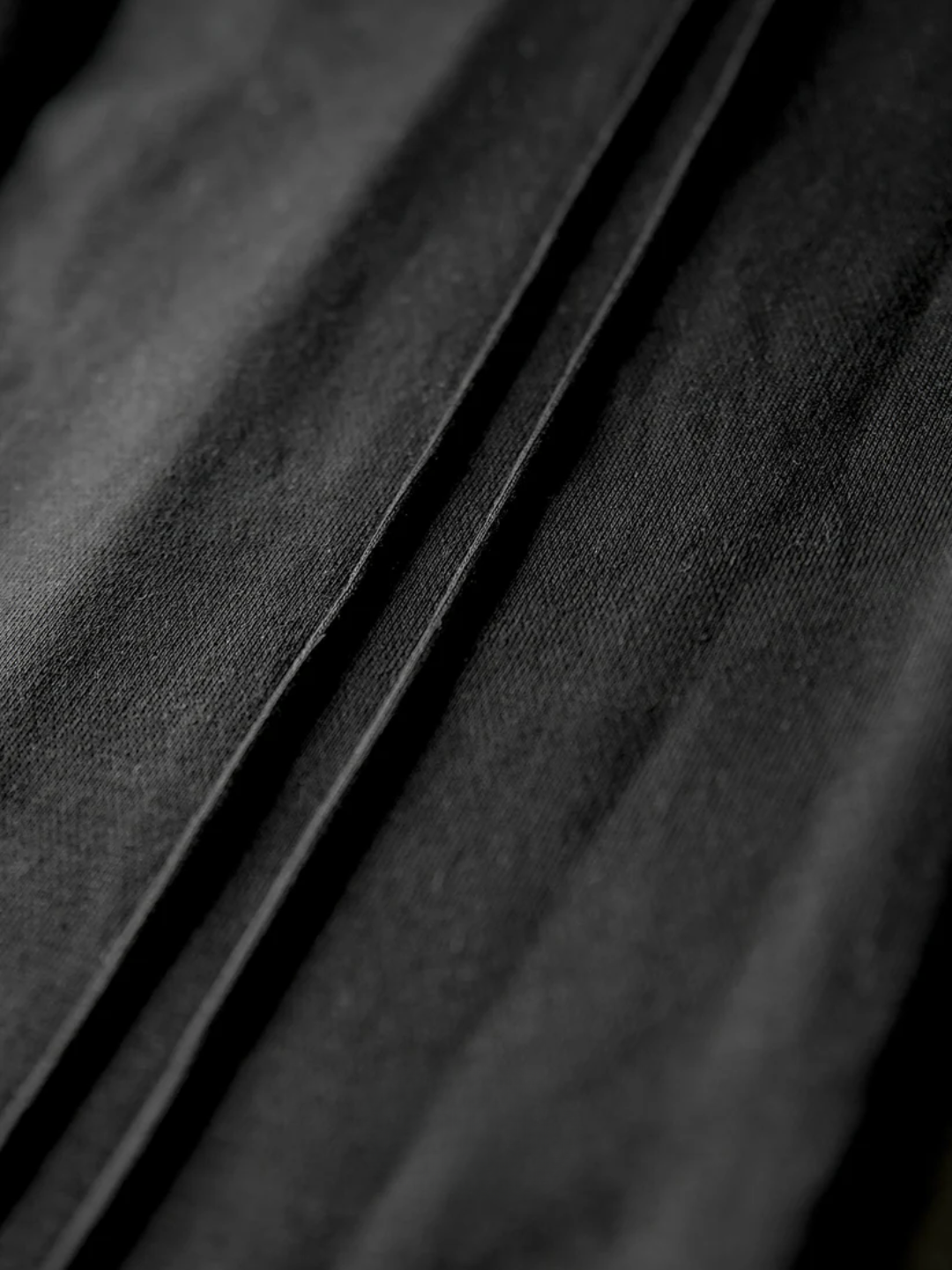 Close-up of black fabric texture