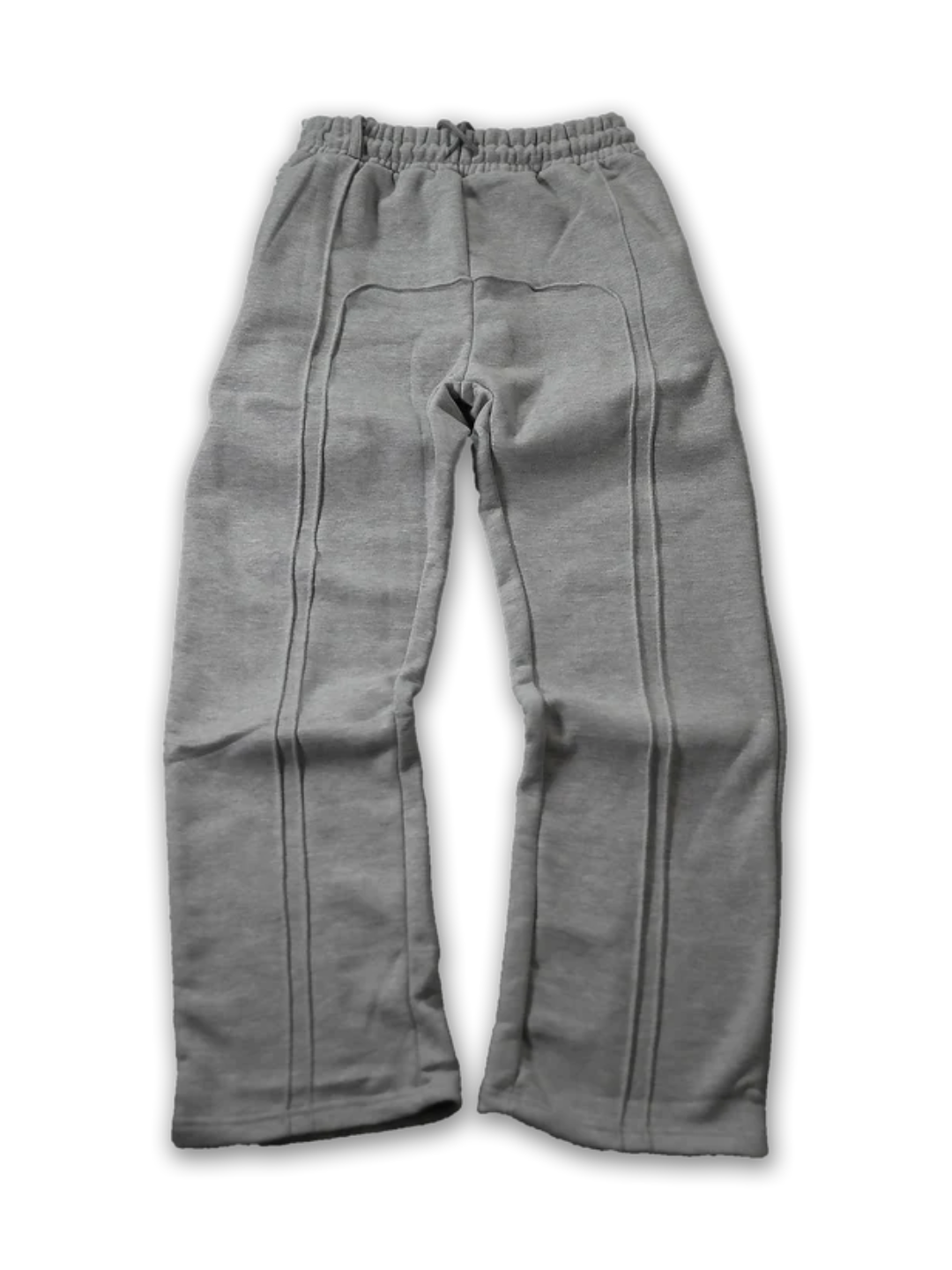 Gray sweatpants on a white background