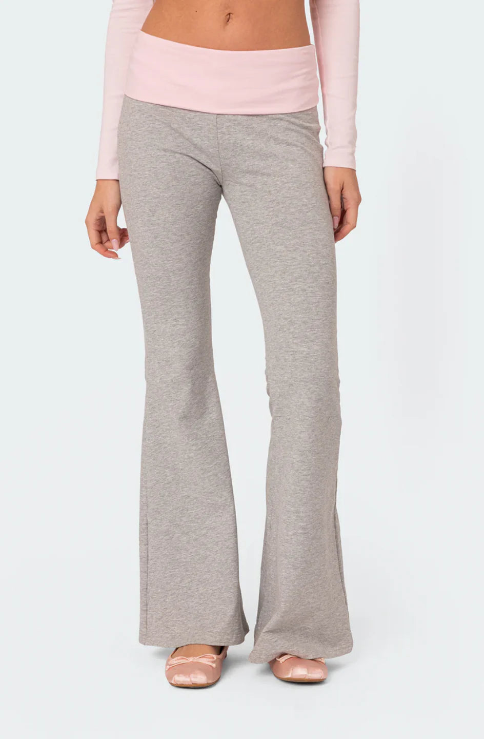 Molly Contrast Flared Leggings