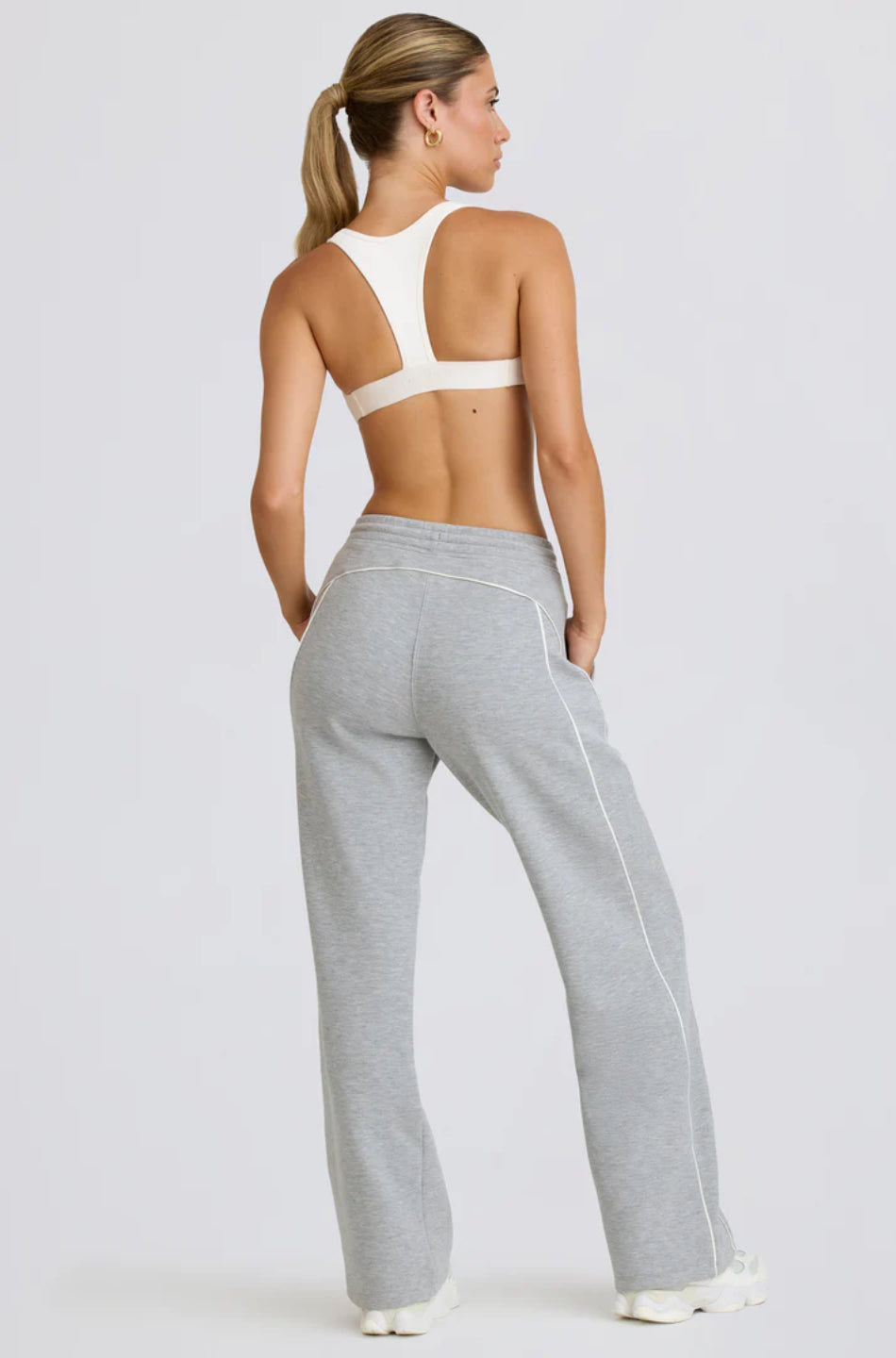 Grey Trackpants Back