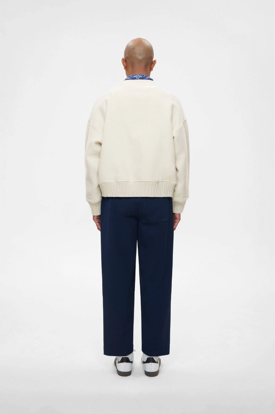 Navy Trousers with back pocket