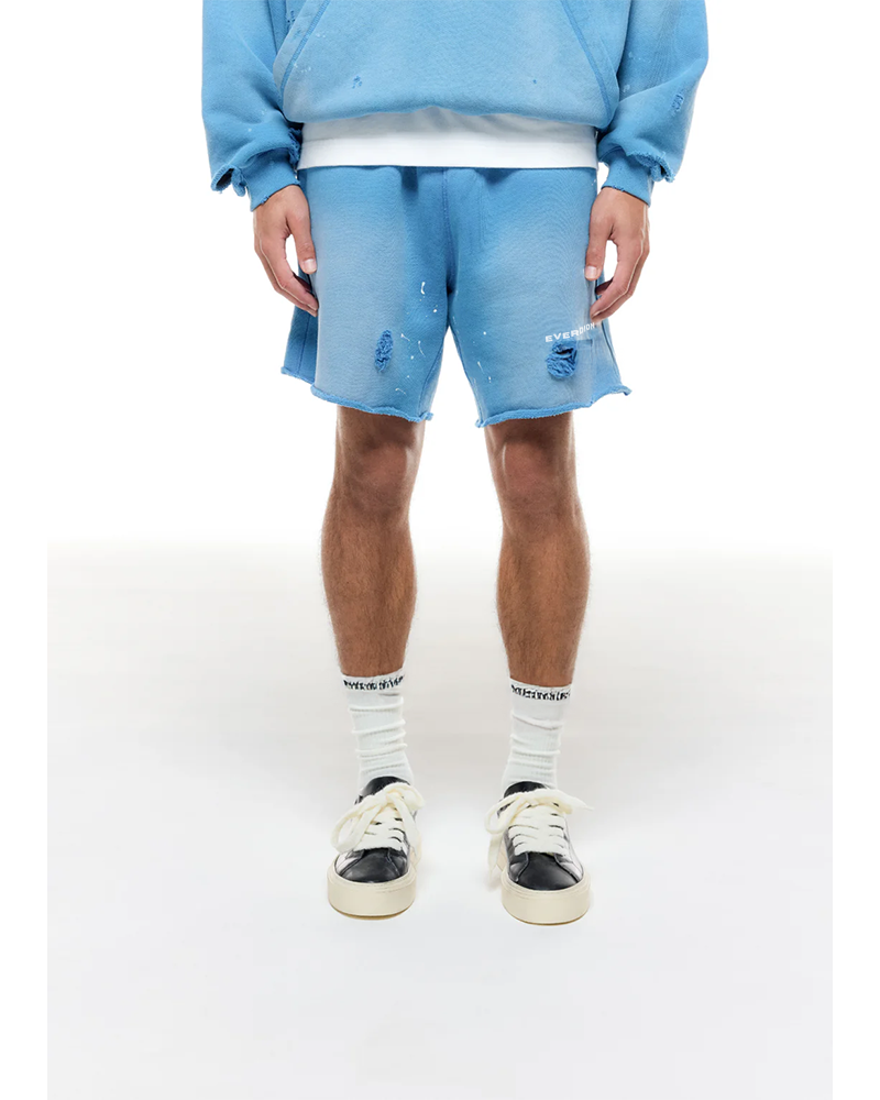 Distressed Shorts Blue