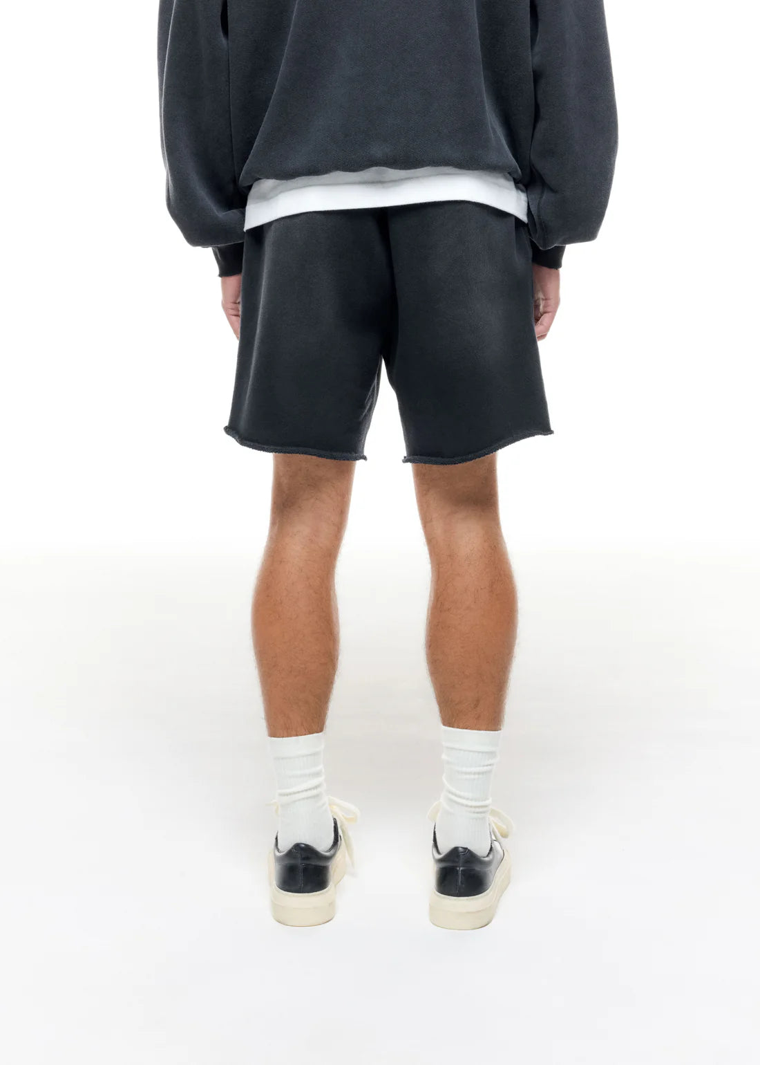 Distressed Shorts Black Colour