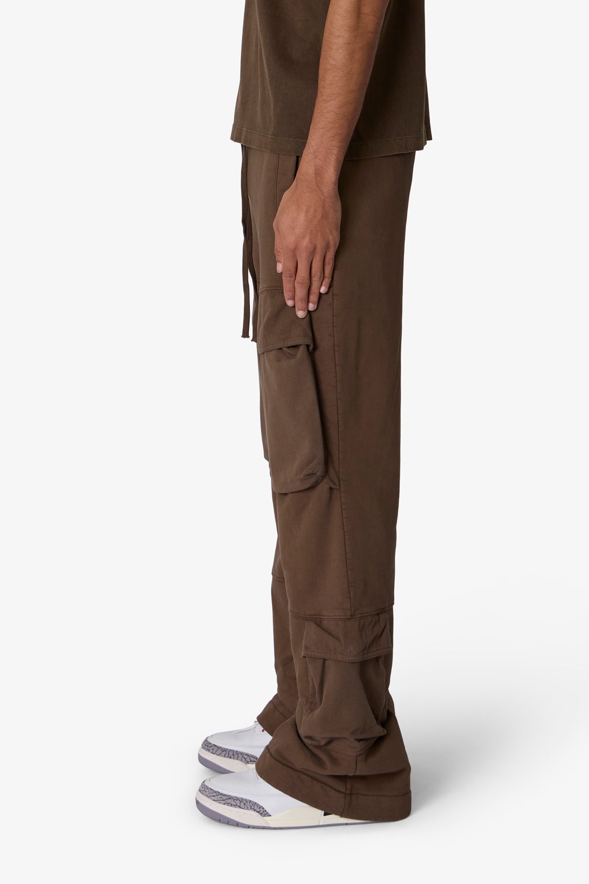 Front Cargo Sweatpants Olive