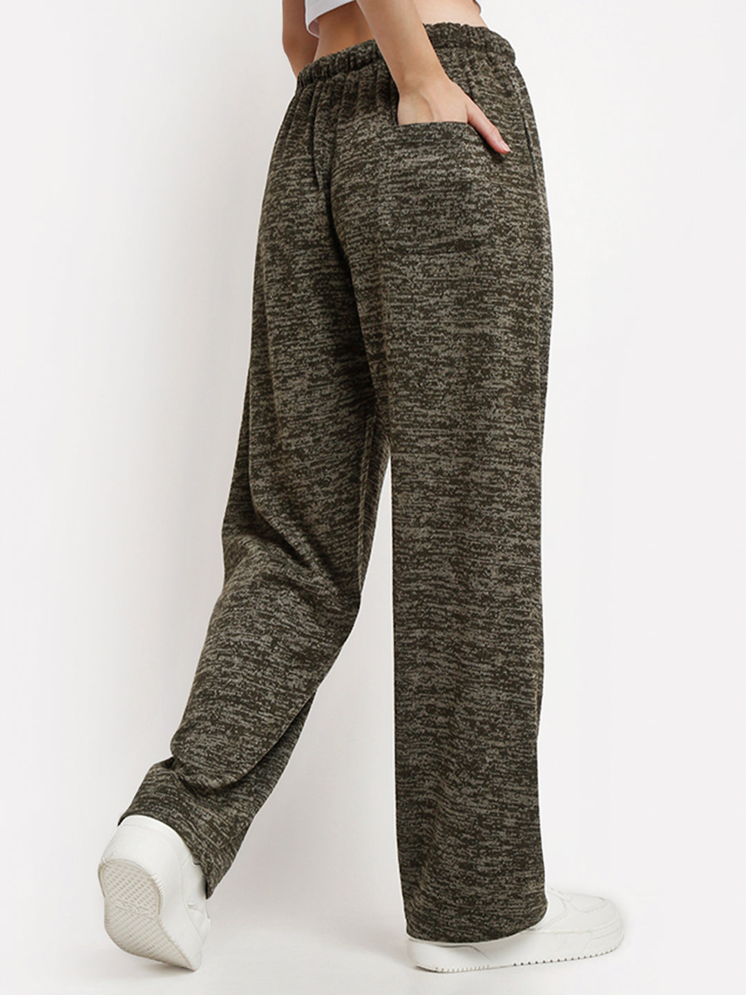 green acid wash loose fit jogger pants with a drawstring waistband with pocket