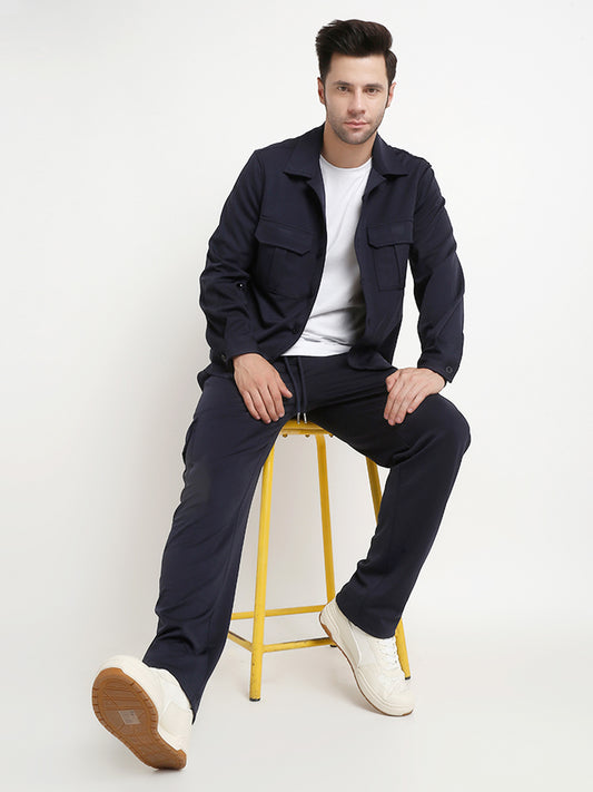 Navy Blue Shacket with pockets