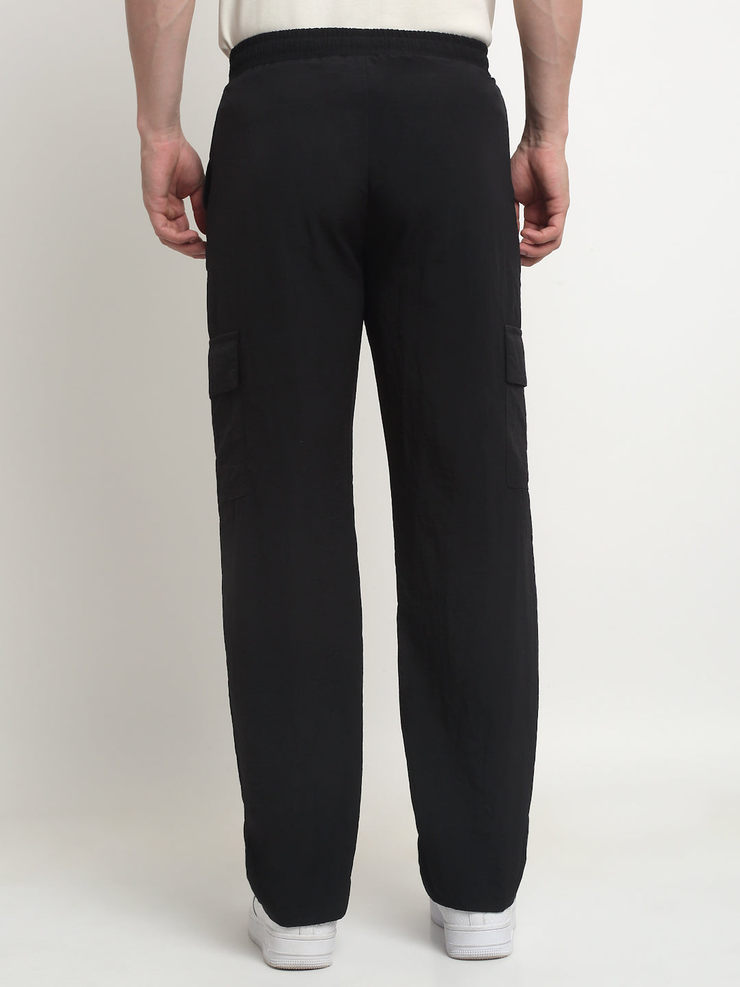 Black Technical Carpenter Cargo Pants
