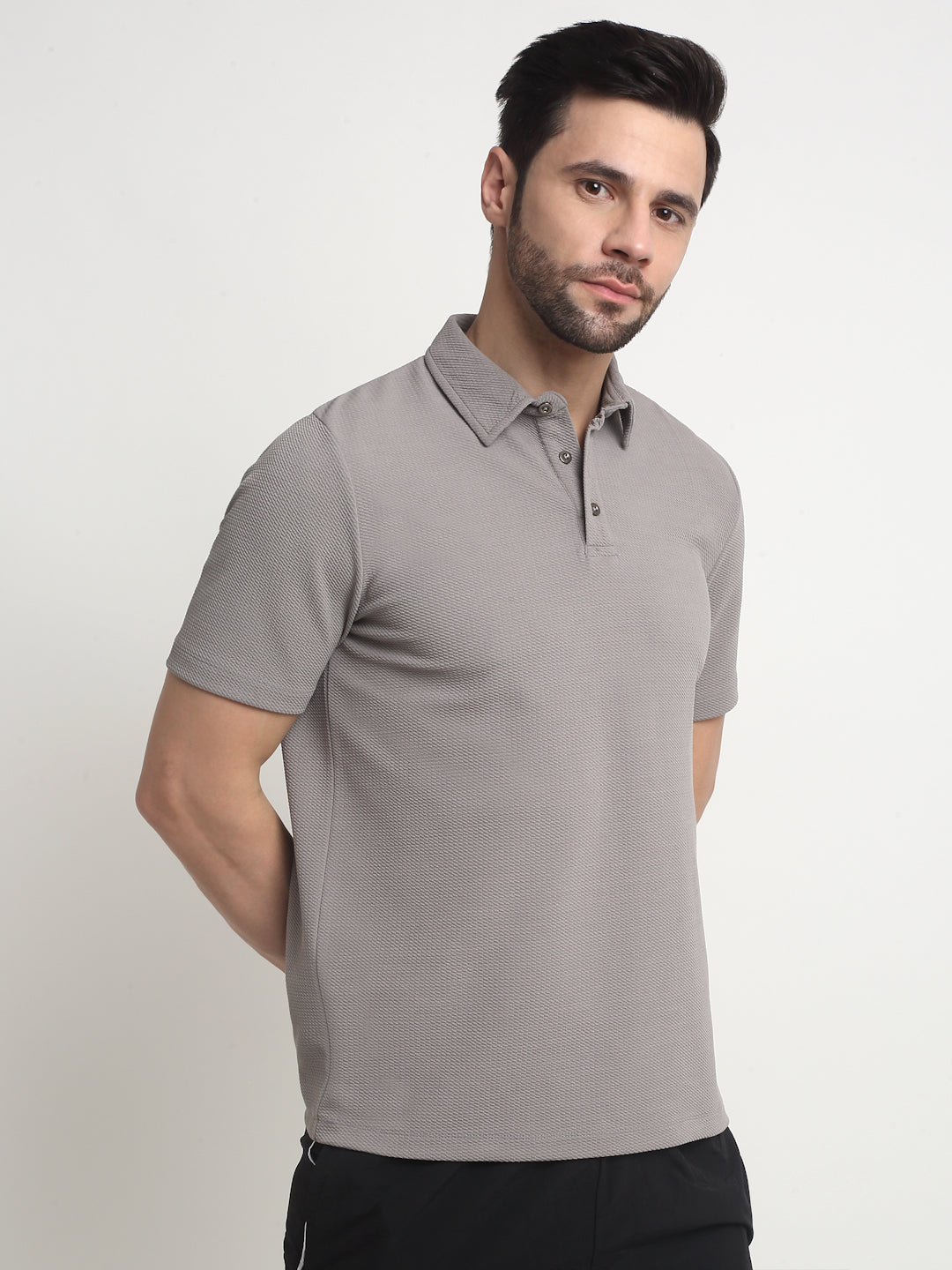 Grey Polo Tshirt