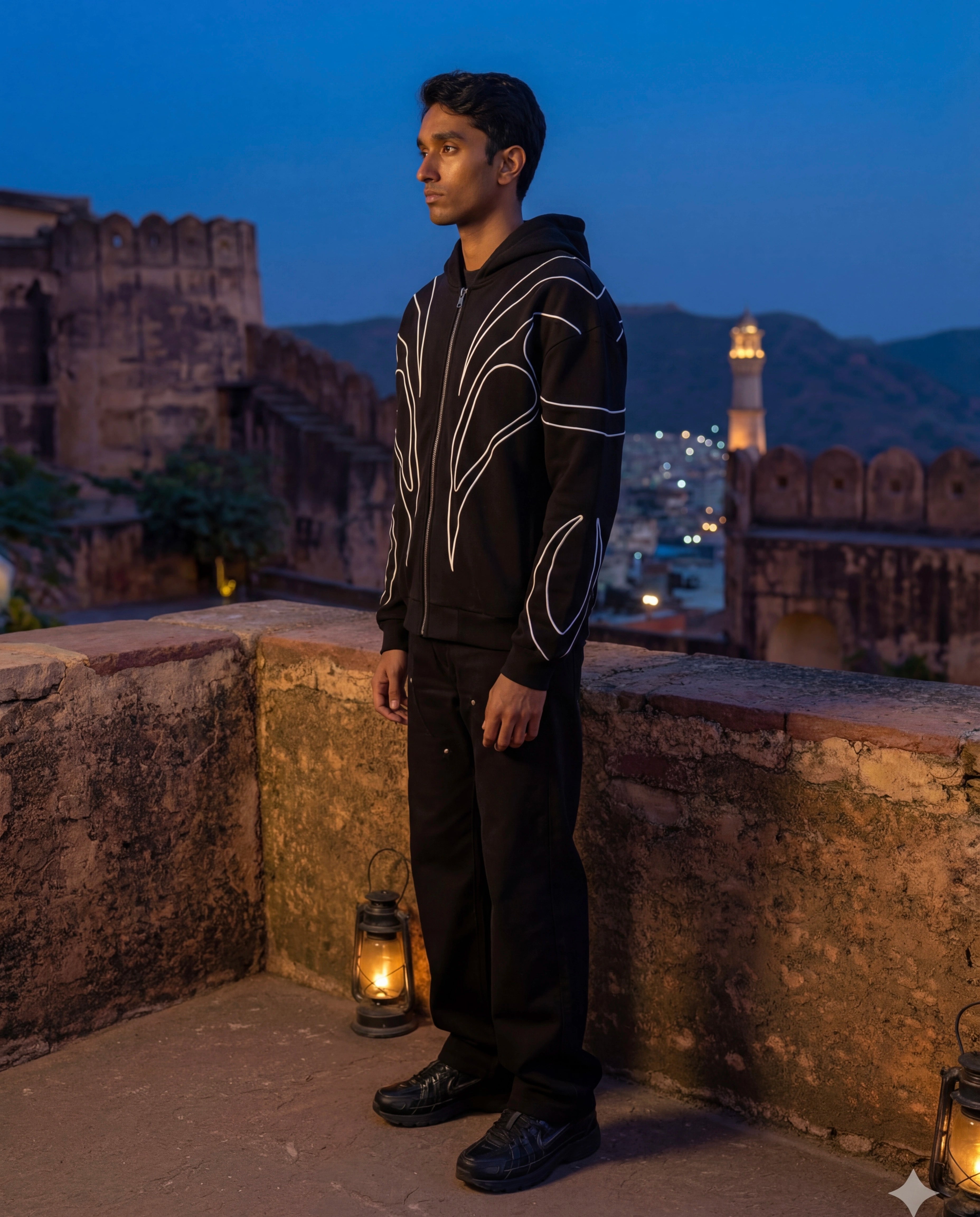 Gallery Zip Up Hoodie