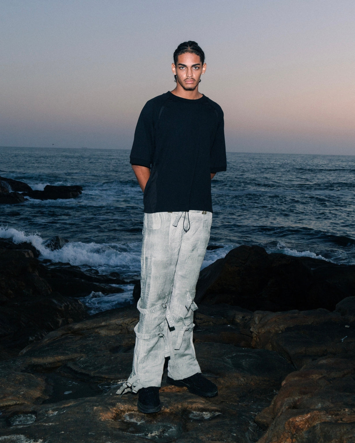 Multi-Fabric Tshirt Front Look