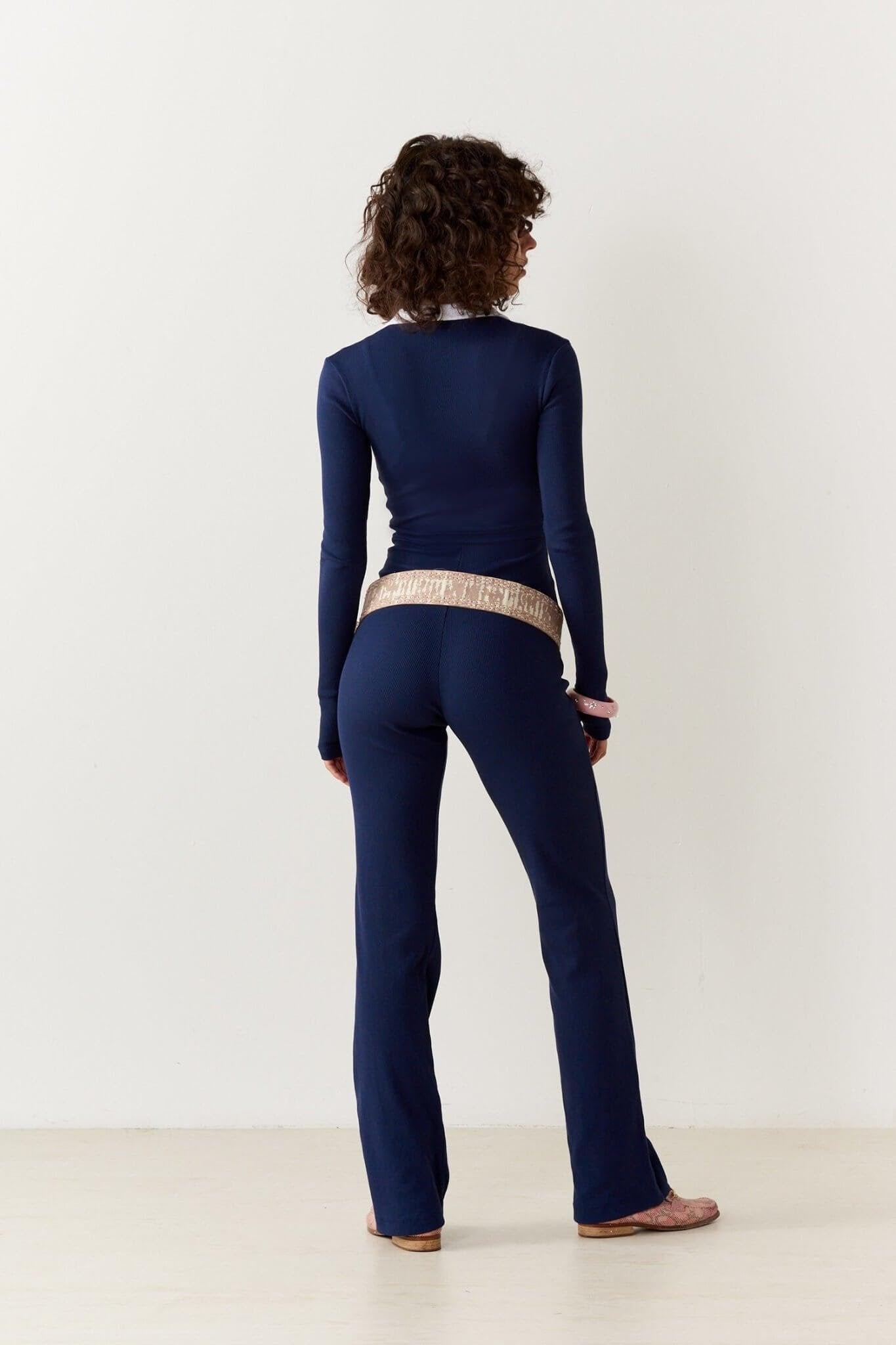 White Collar Catsuit, featuring a contrast collar and sleek design, this all-in-one jumpsuit