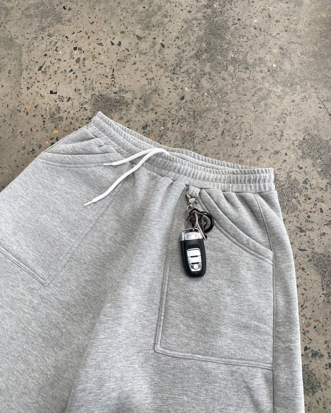 Grey Cozy Shorts