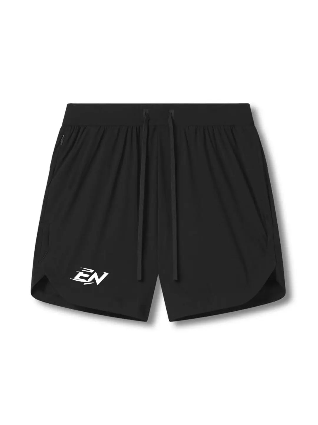 Rush Shorts with towel loop, these Black training shorts, refined for an even better fit. 