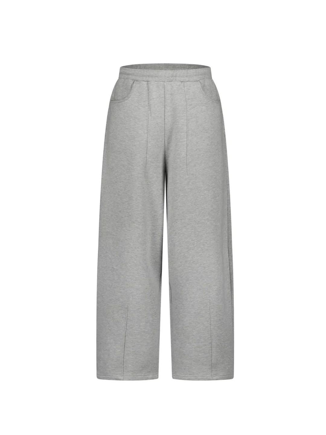  Grey sweatpants with a pocket detail 