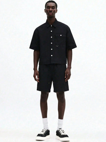 Auba Short Sleeve Shirt And Shorts Set