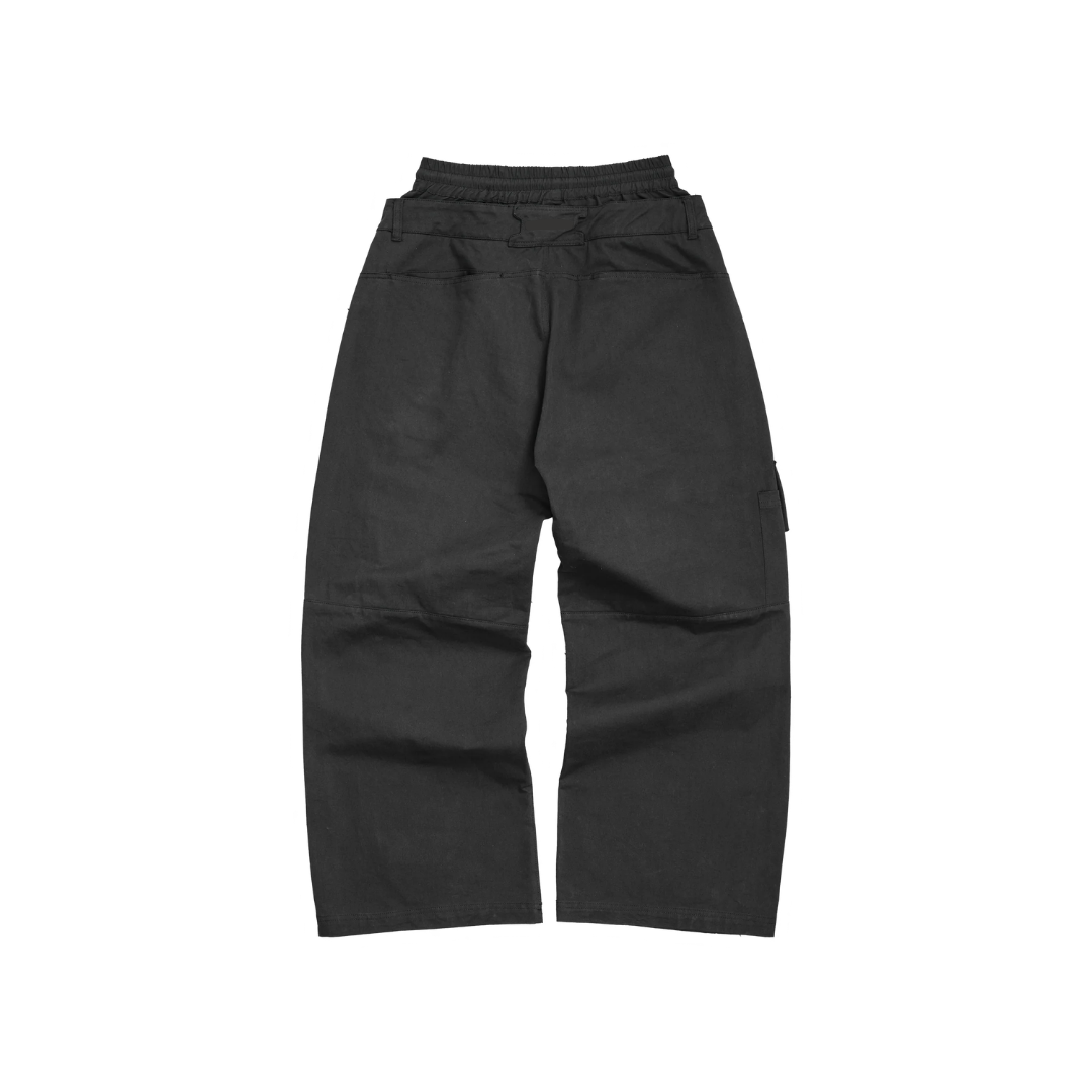 Black pants on a white background