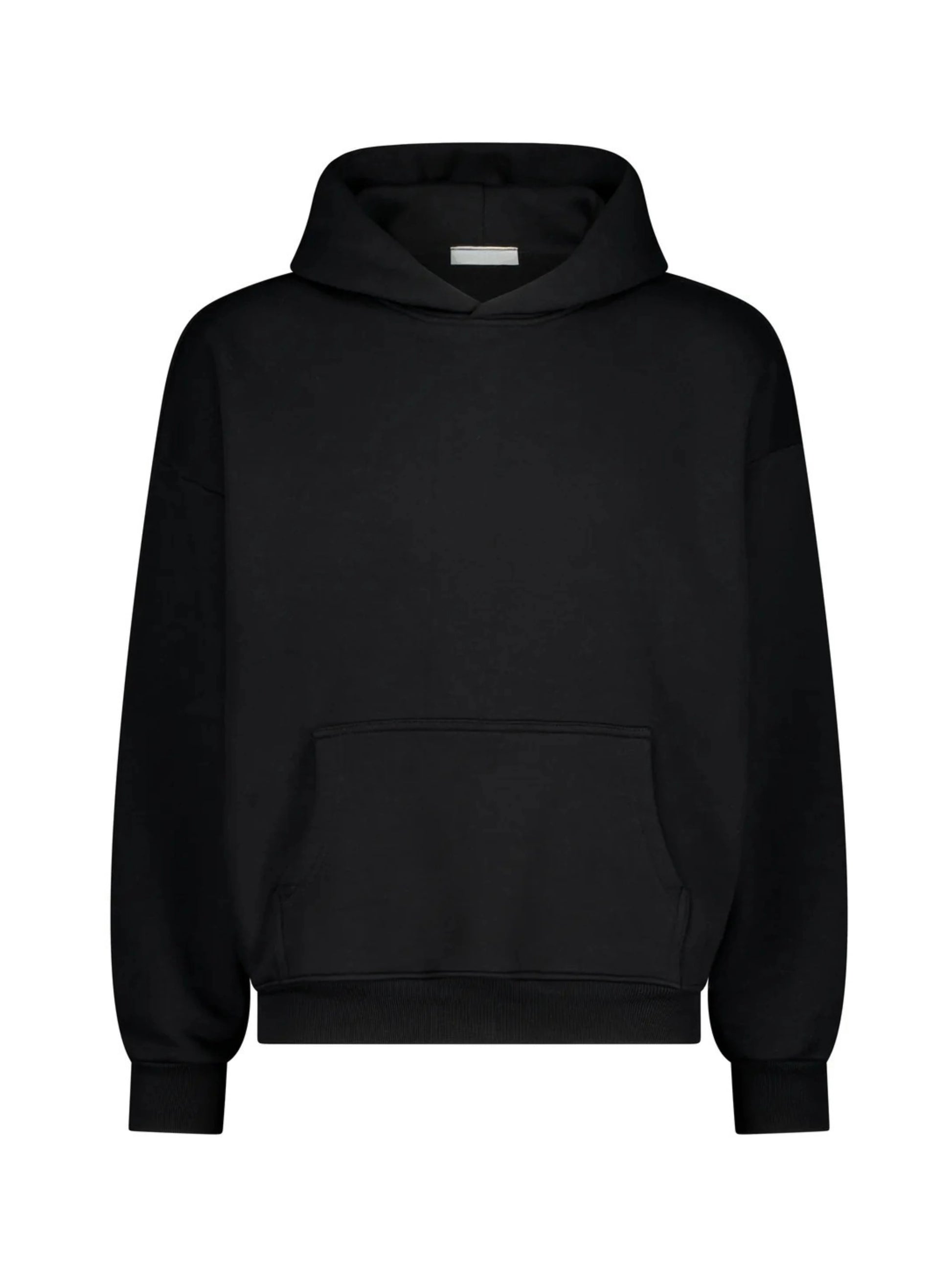 Black hoodie on a white background