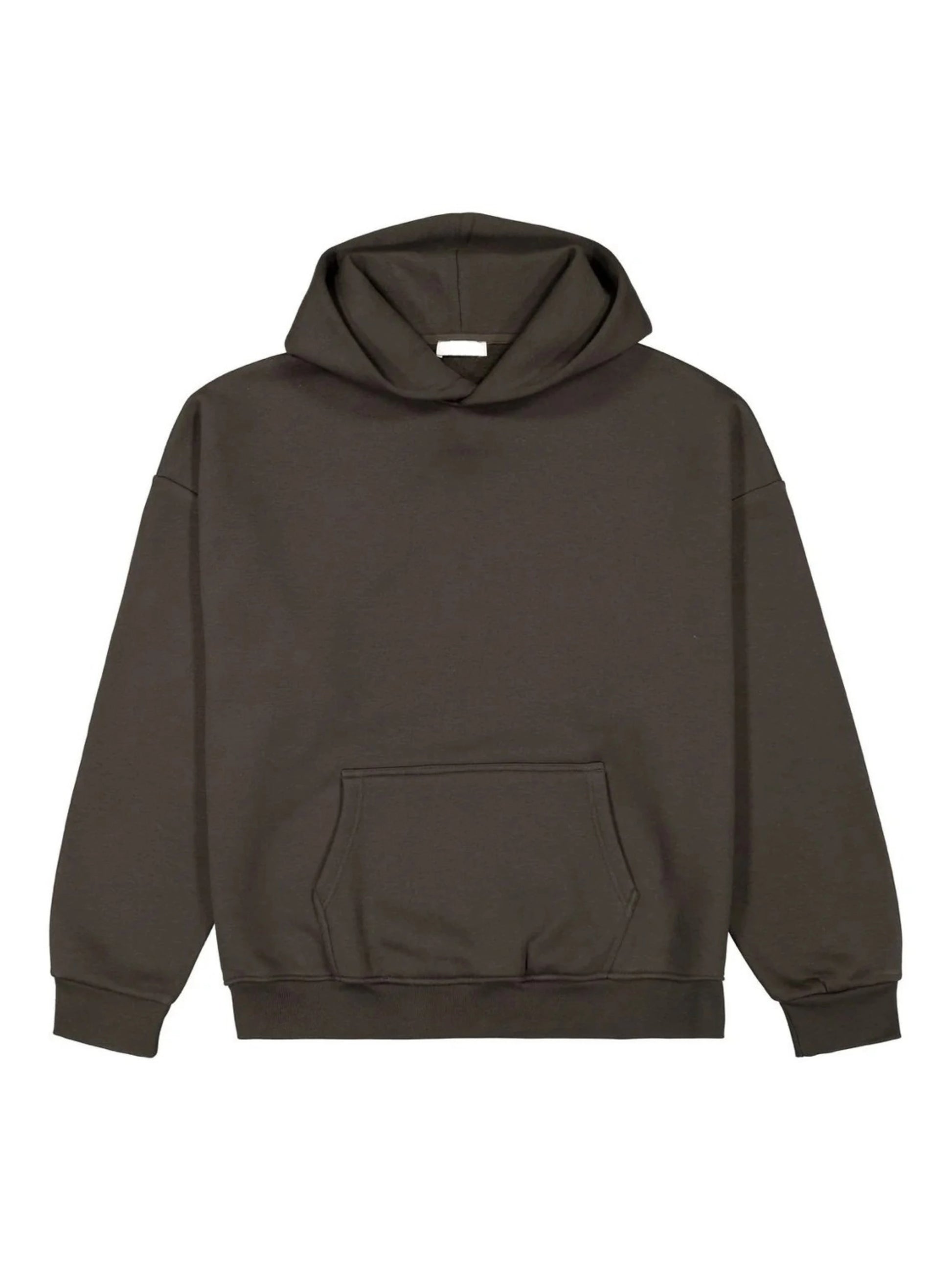 Brown hoodie on a white background