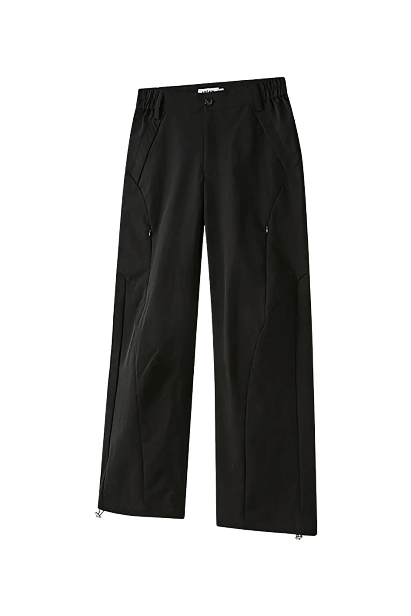 Everdion's Kevil Nylon Pant, black with two side pockets 