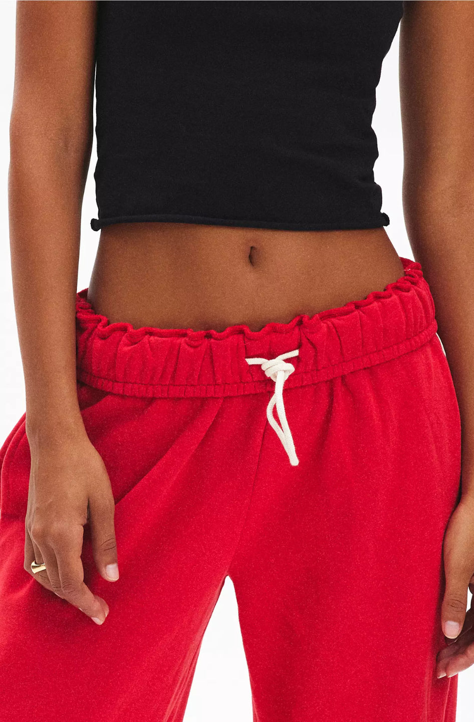 Red Baggy Sweatpant