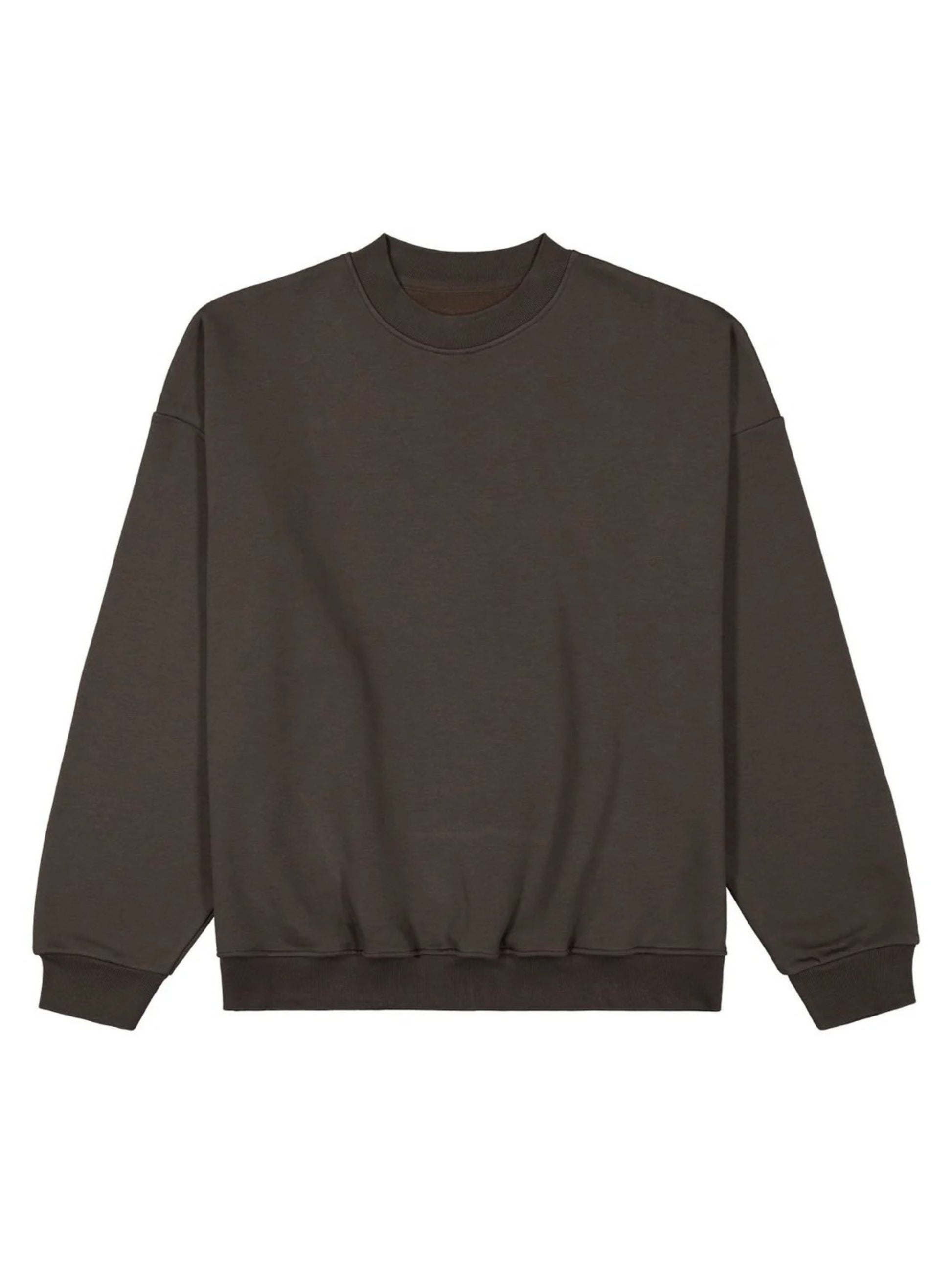 Brown sweatshirt on a white background