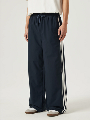 Navy Blue Race Track Pants