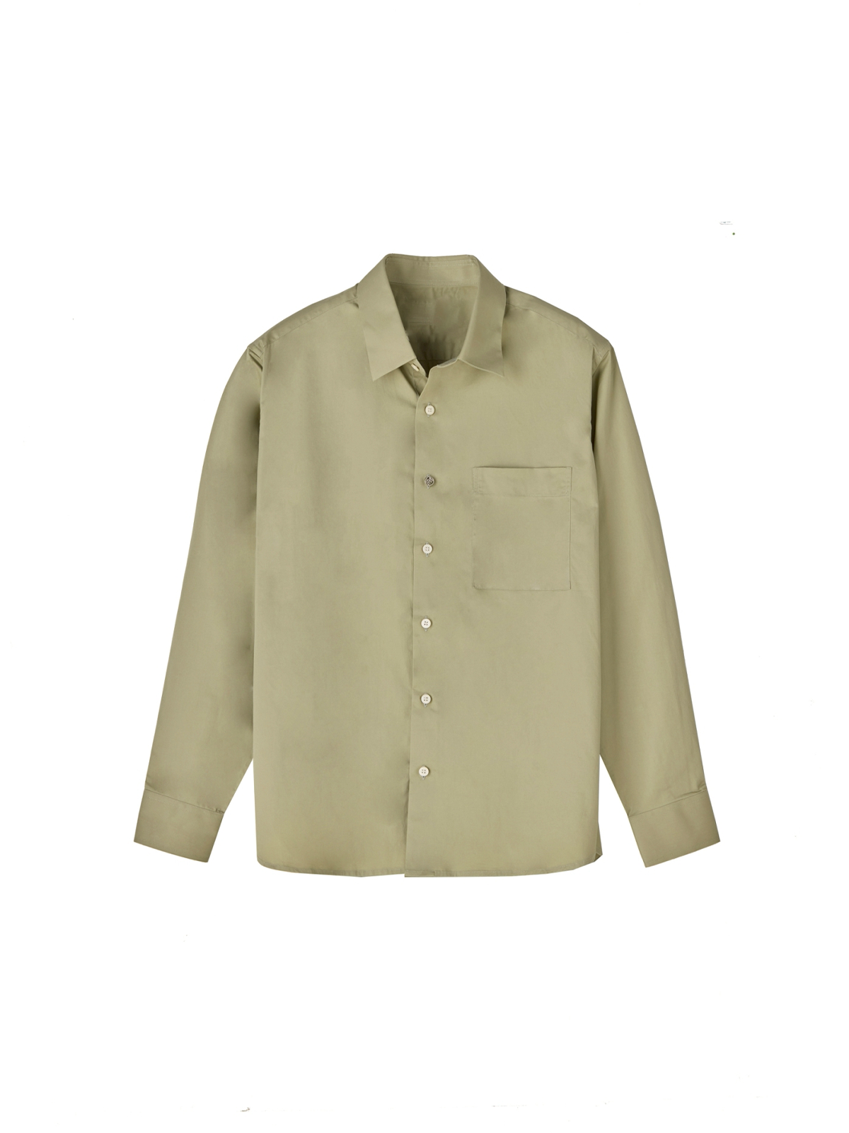 Beige shirt on a white background