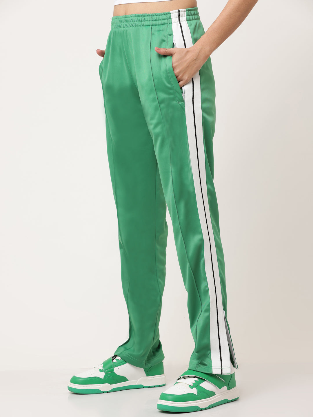 Green Side Tape Pants