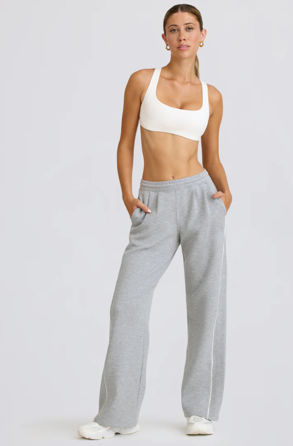 Grey Melange Drift trackpants