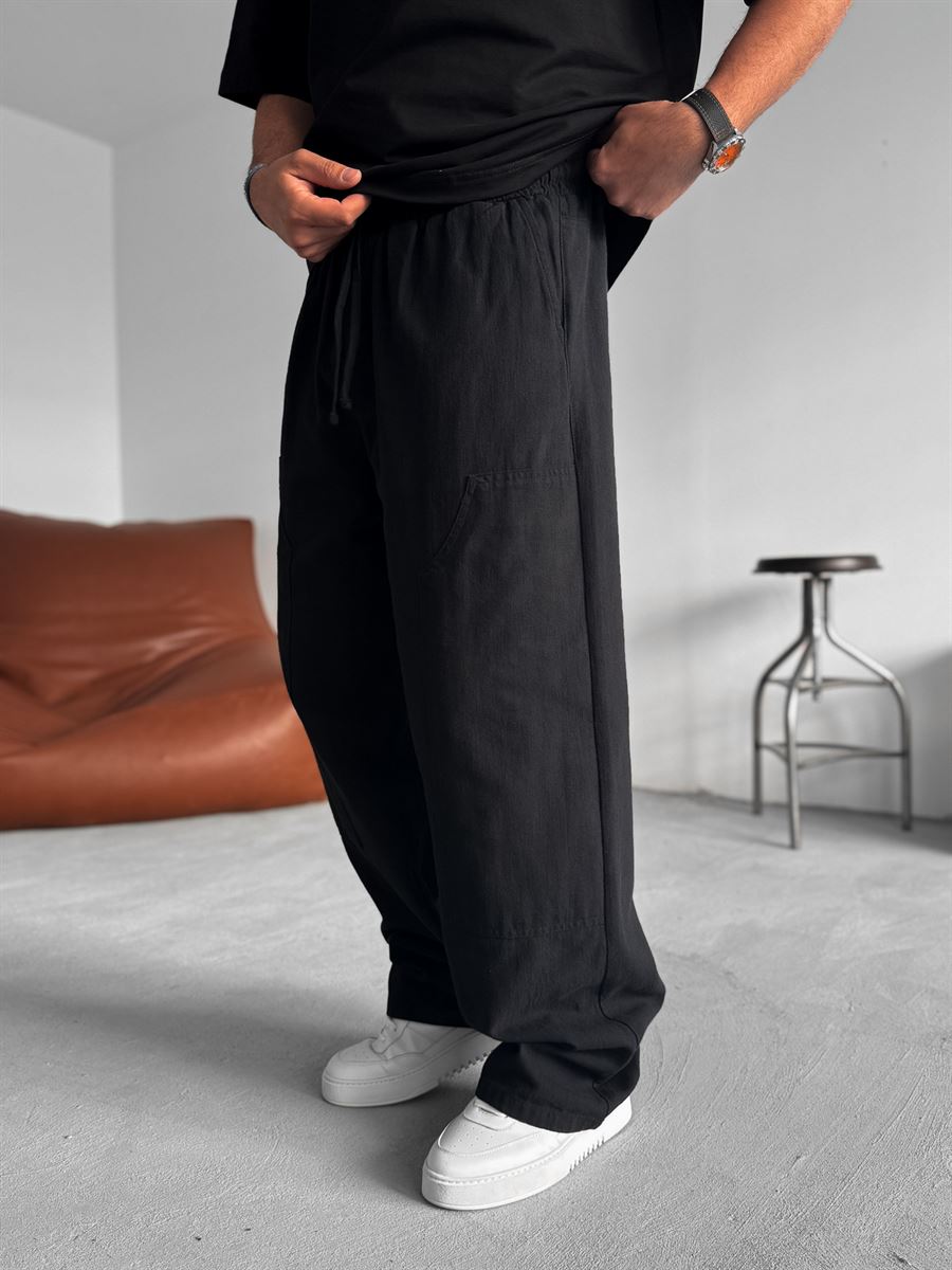 Trucker Pants Black