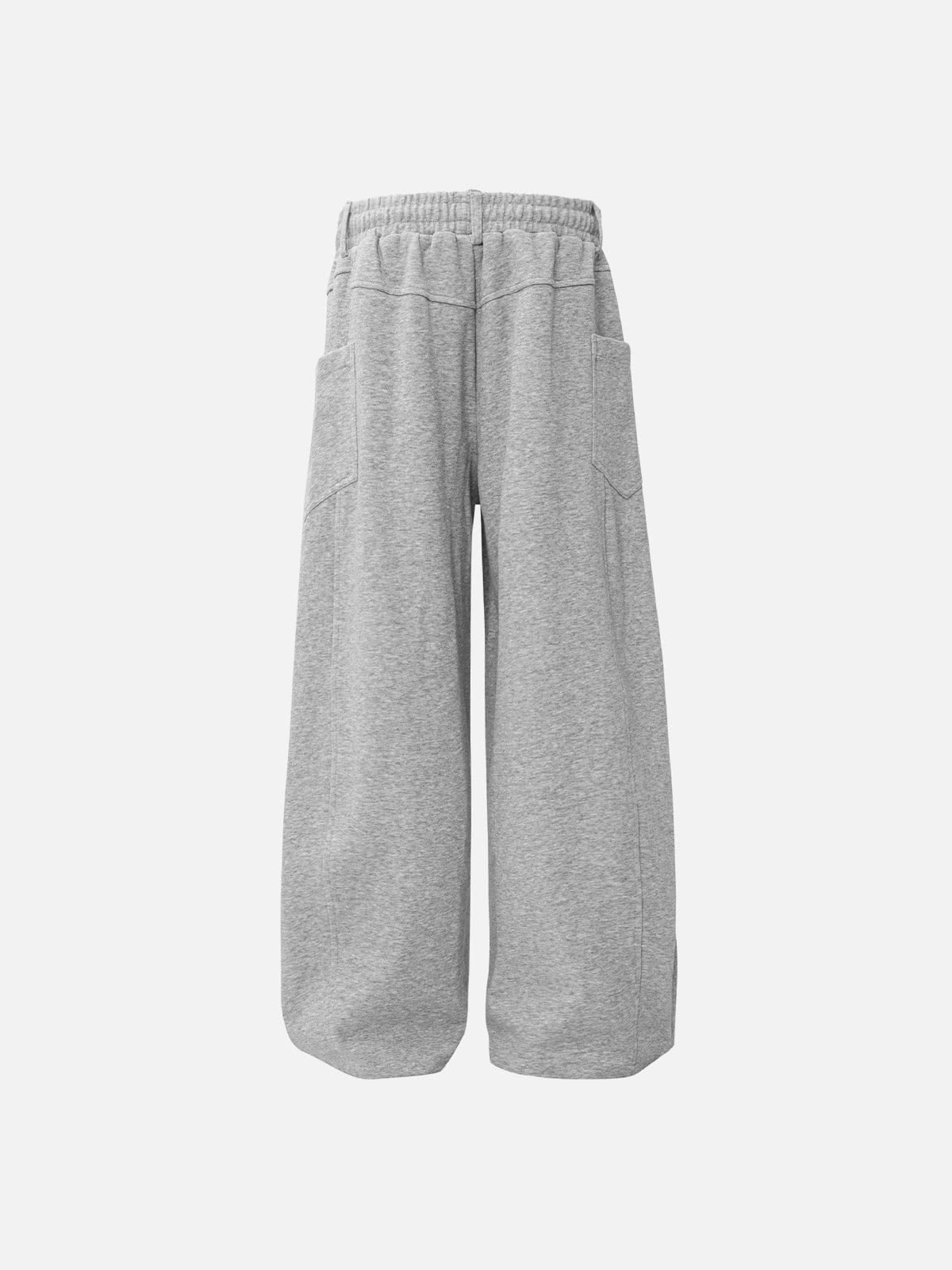 Grey sweatpants on a white background