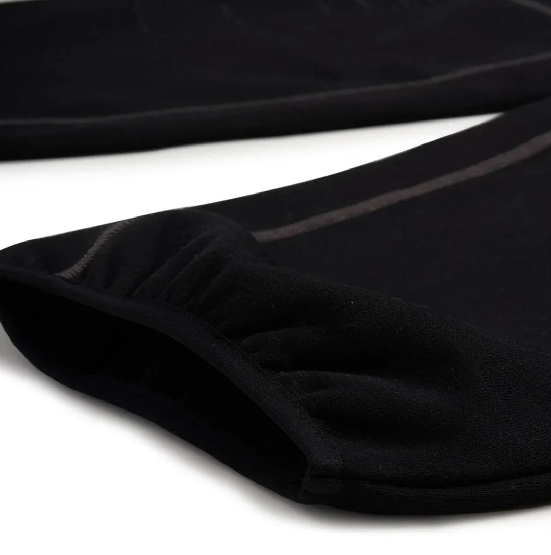Close-up of black fabric on a white background