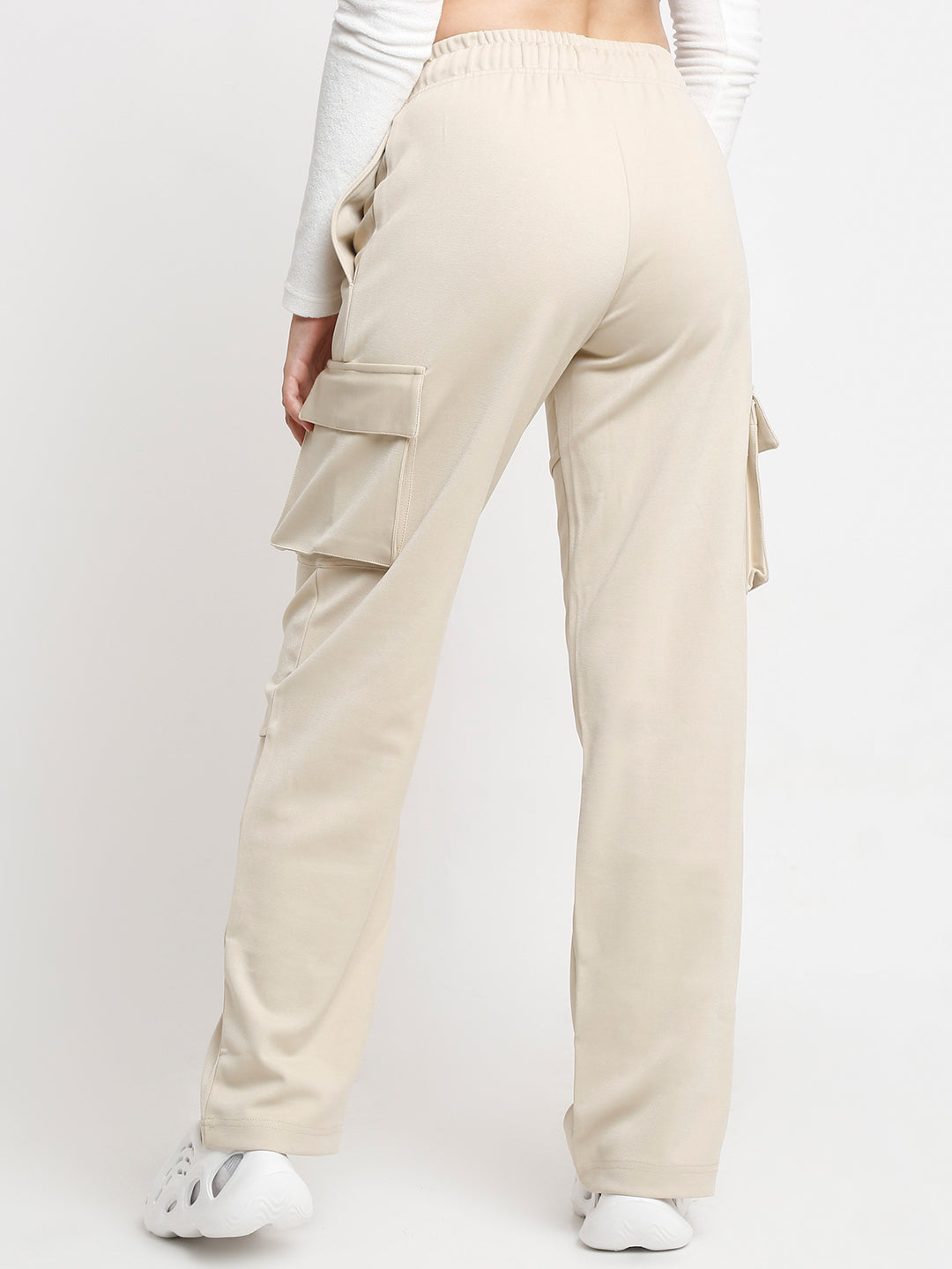 beige utility cargo pants
