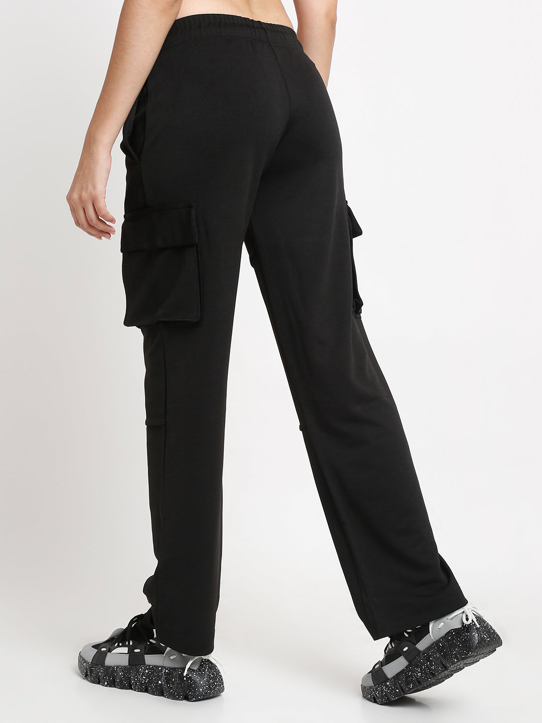 Black Cargo Pants with pockets