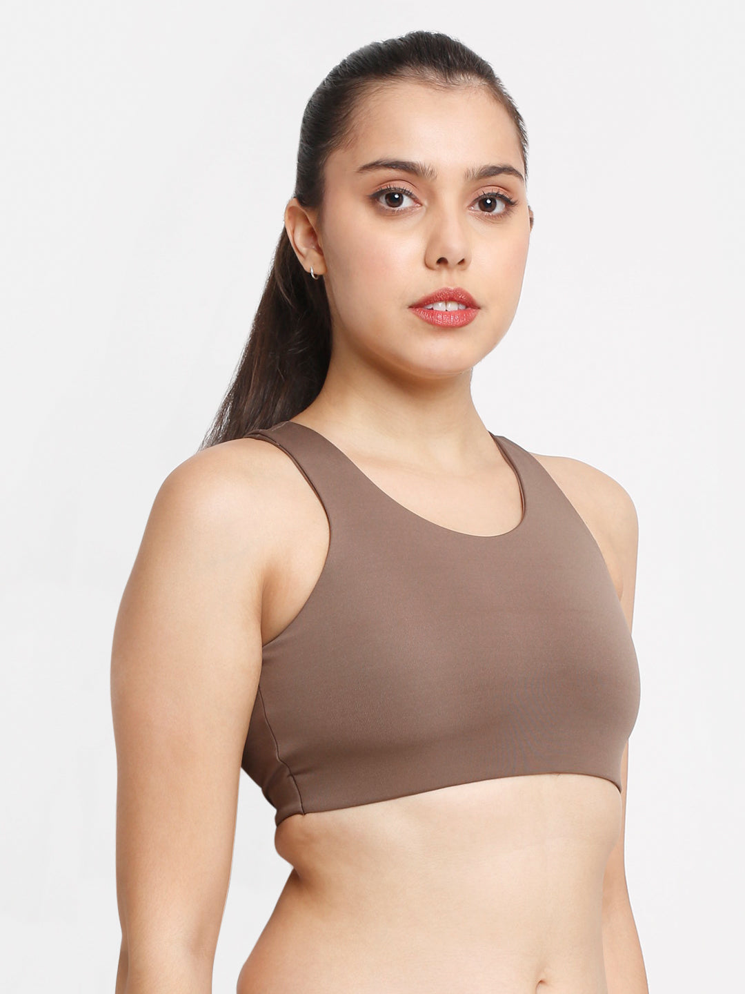 Brown Sports Bra