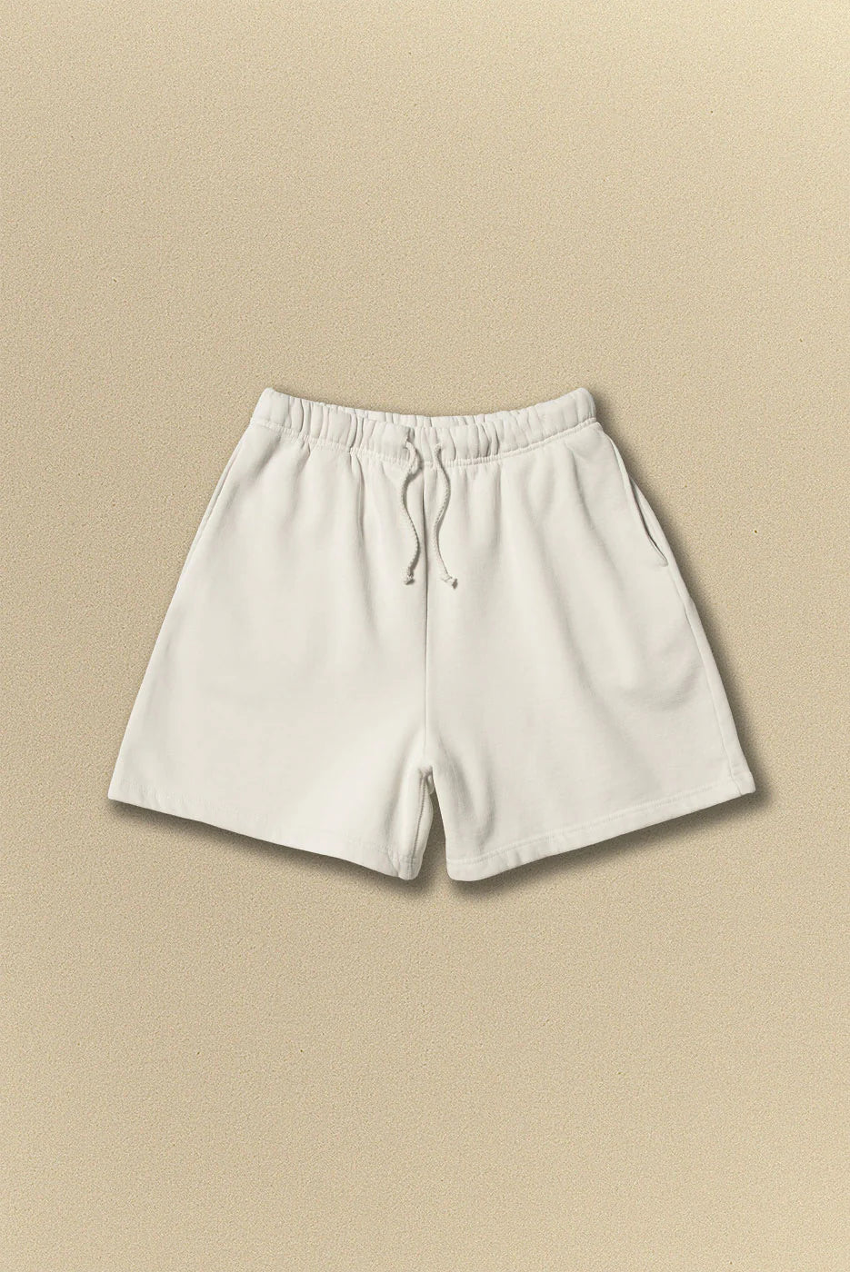 Beige shorts on a beige background