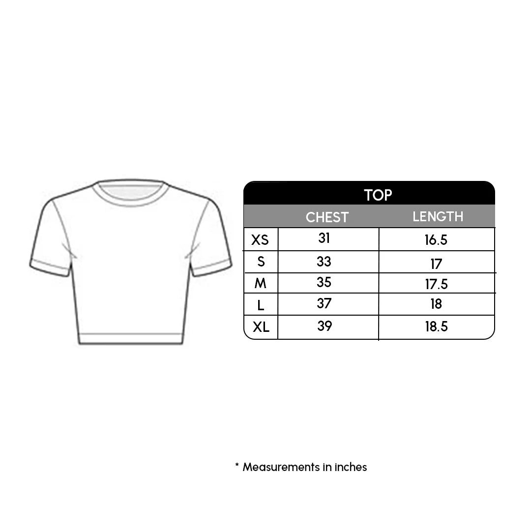 Size chart for Classic Polo Tee (Pre-Launch)