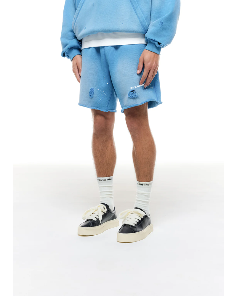 Distressed Shorts Blue