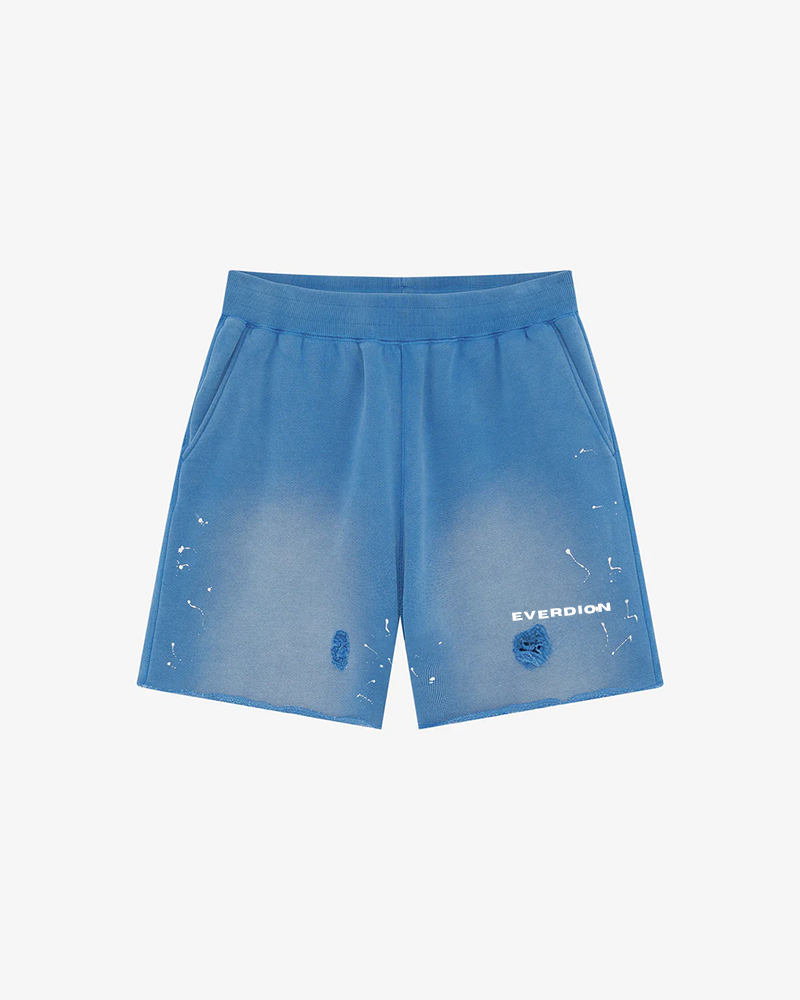 Distressed Shorts Blue
