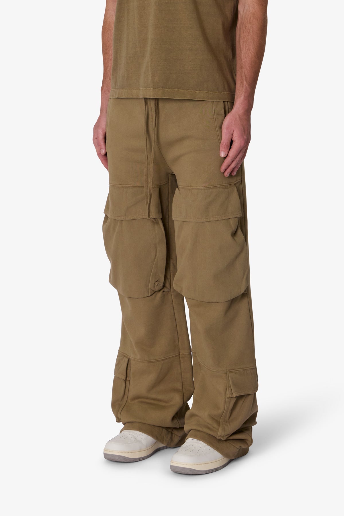 Front Cargo Sweatpants Washed Earth