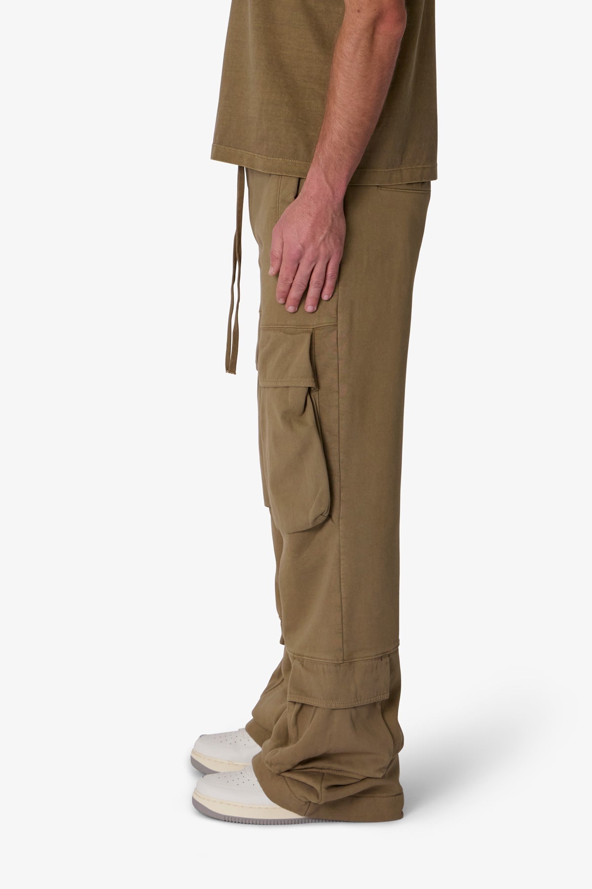 Front Cargo Sweatpants Washed Earth