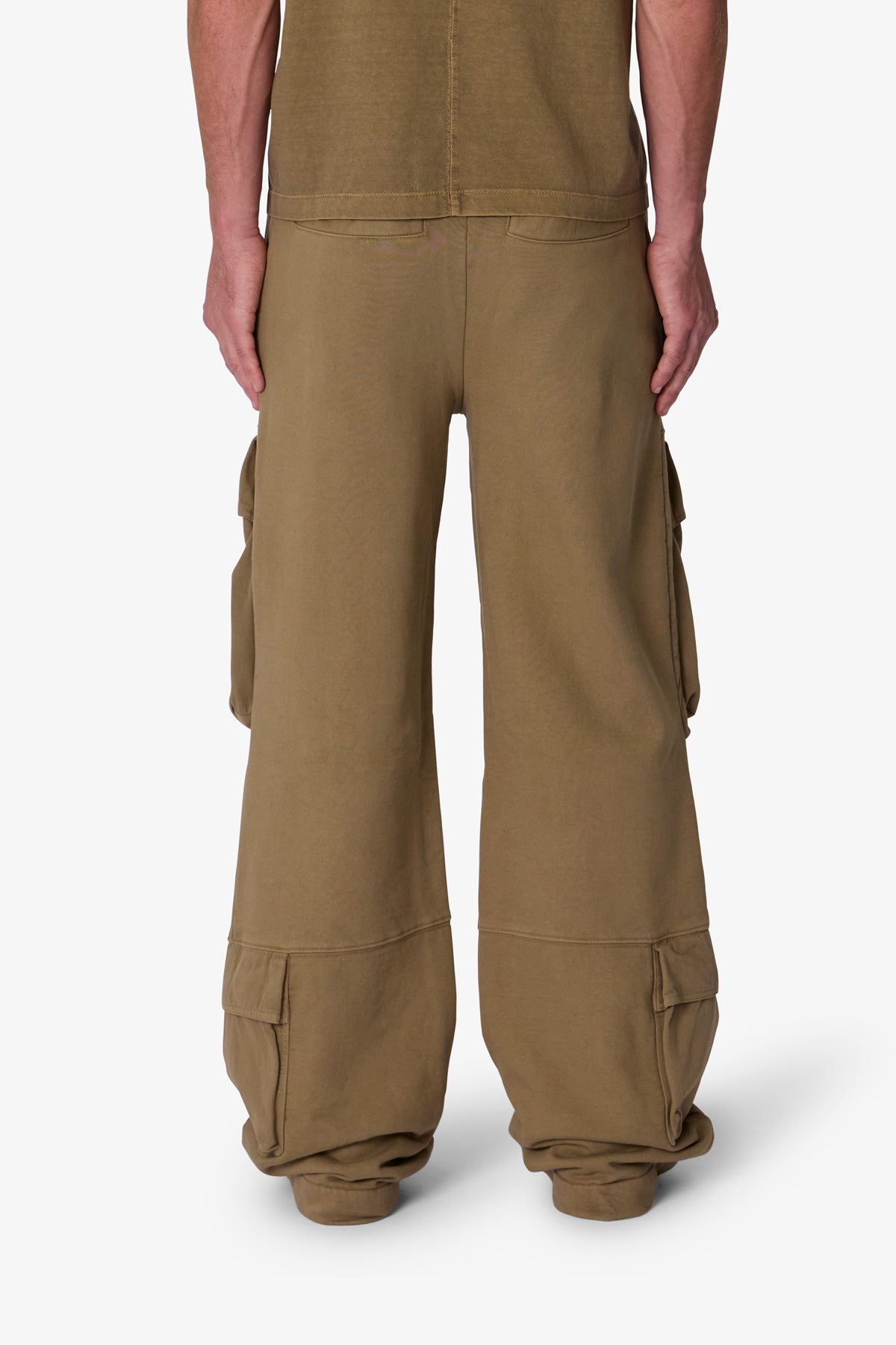Front Cargo Sweatpants Washed Earth