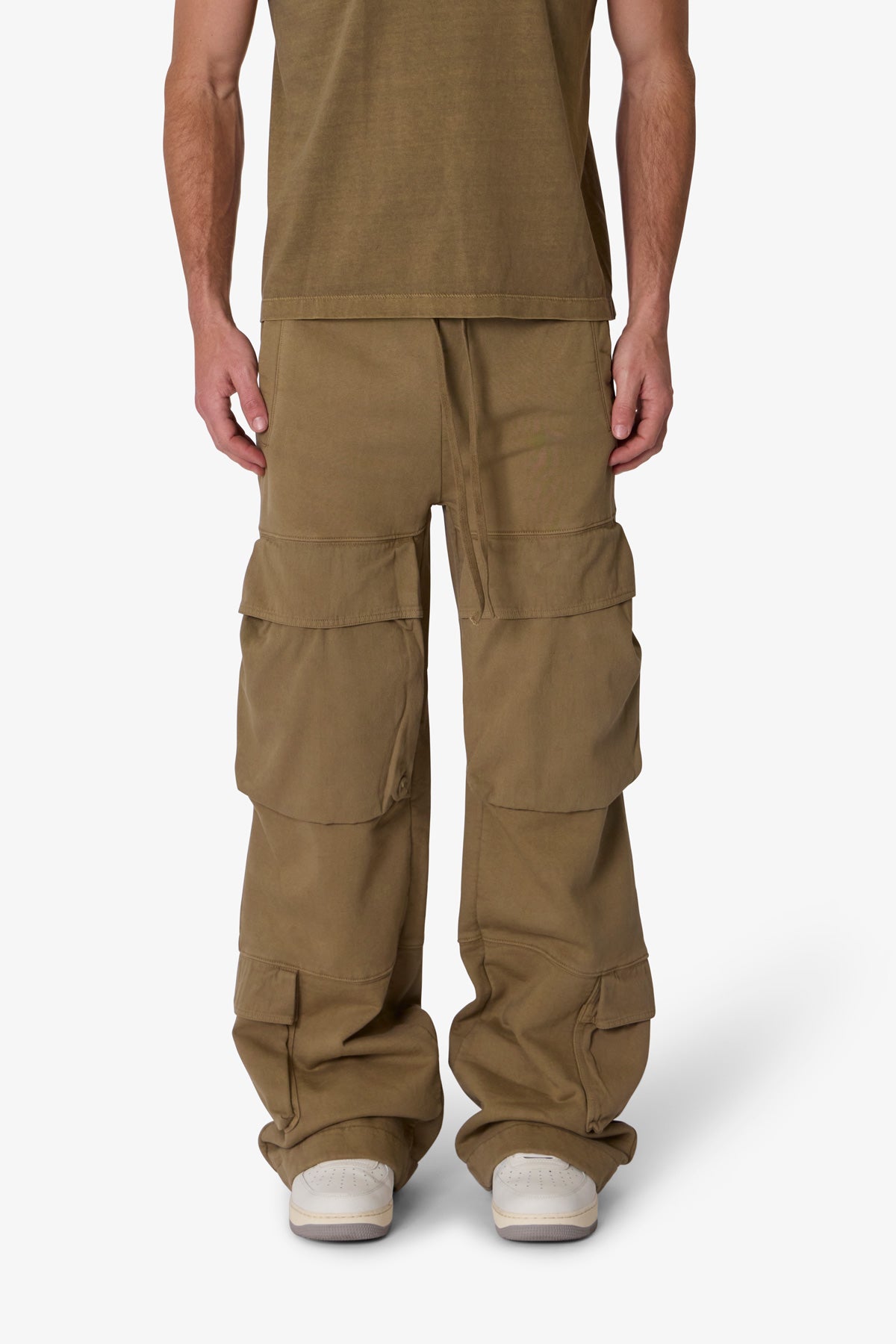 Front Cargo Sweatpants Washed Earth