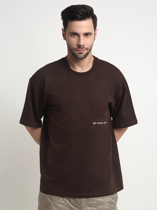 Brown oversized T-shirt