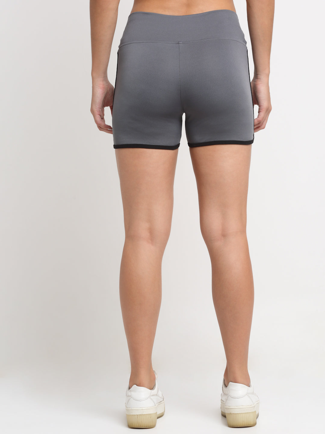 grey active running shorts