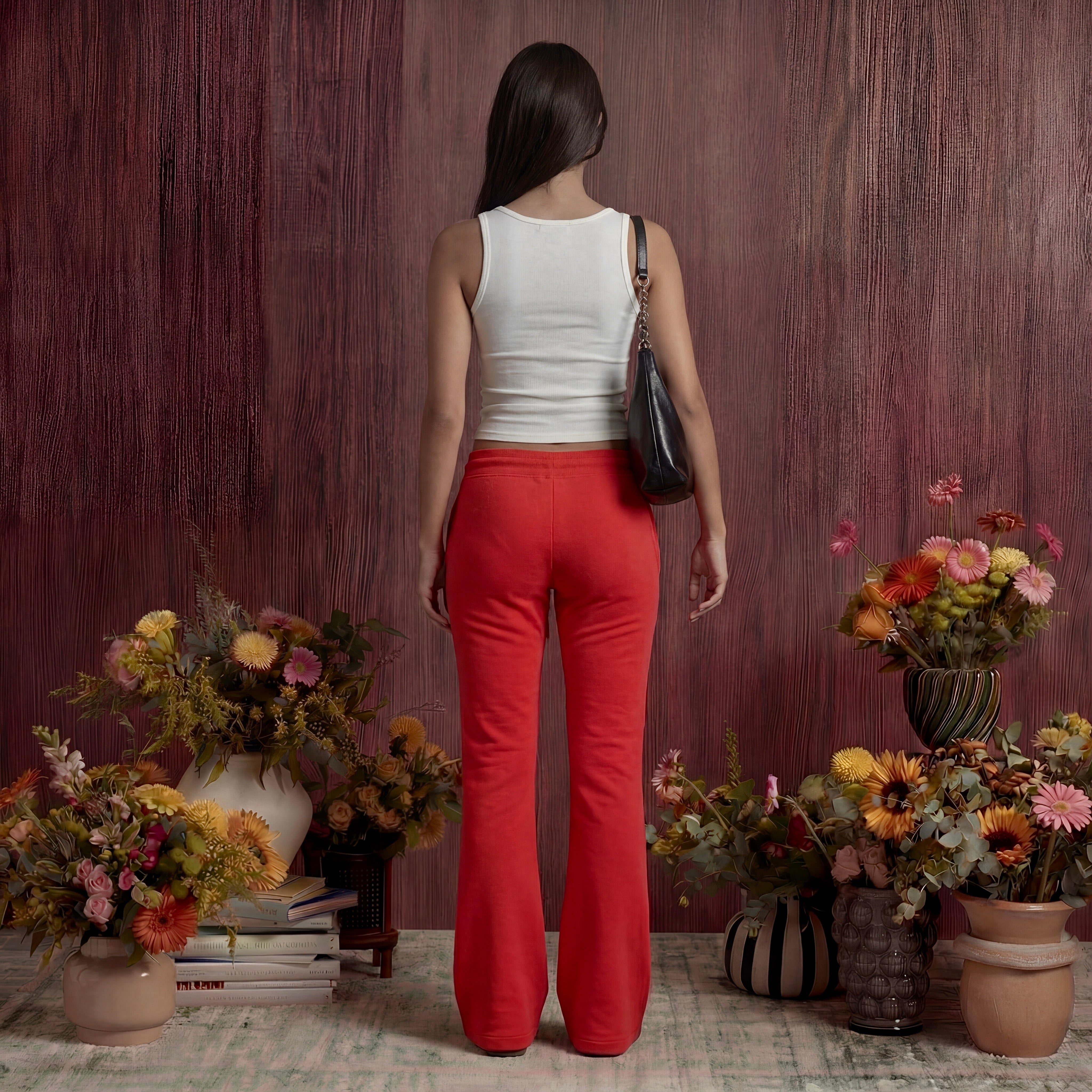 Low Rise Flared Sweatpants