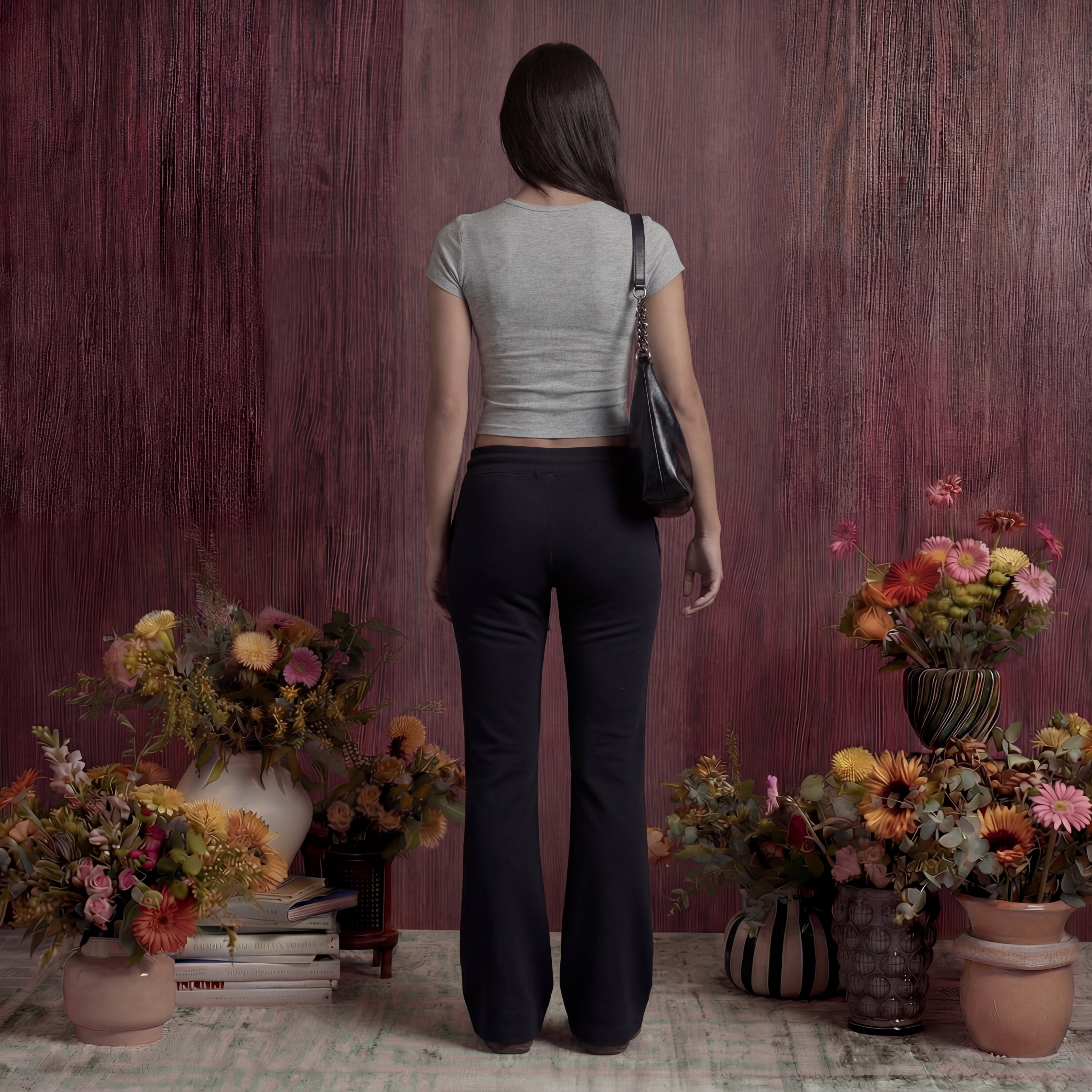 Low Rise Flared Sweatpants