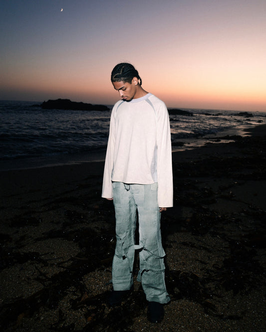 Multi-Fabric Long Sleeve tee (Pre-Launch)