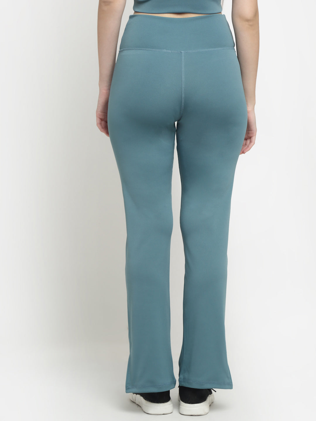 ice blue flare leggings