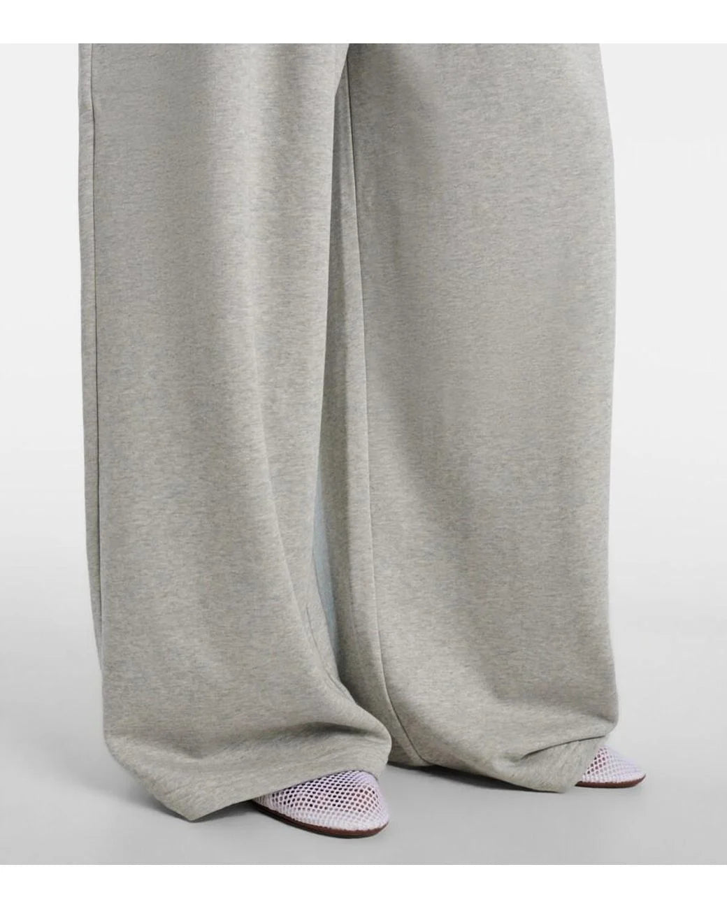 Grey sweatpants on a white background